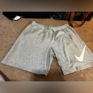 Nike Heather Gray Sweat Shorts